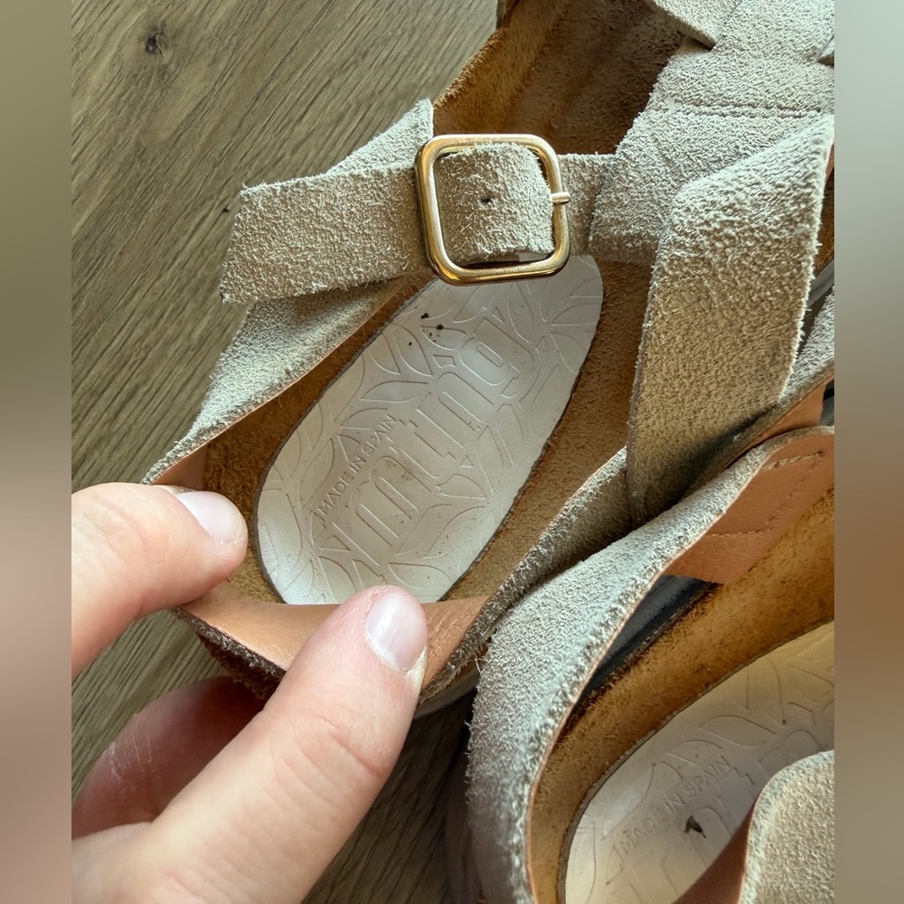 MTNG Beige Strappy Sandals - Picture 4 of 5